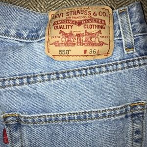 Levi's Shorts - Levi’s Vintage Men’s 550 Jean Shorts Size 36” Levi's Shorts - Levi’s Vintage Men’s 550 Jean Shorts Size 36”